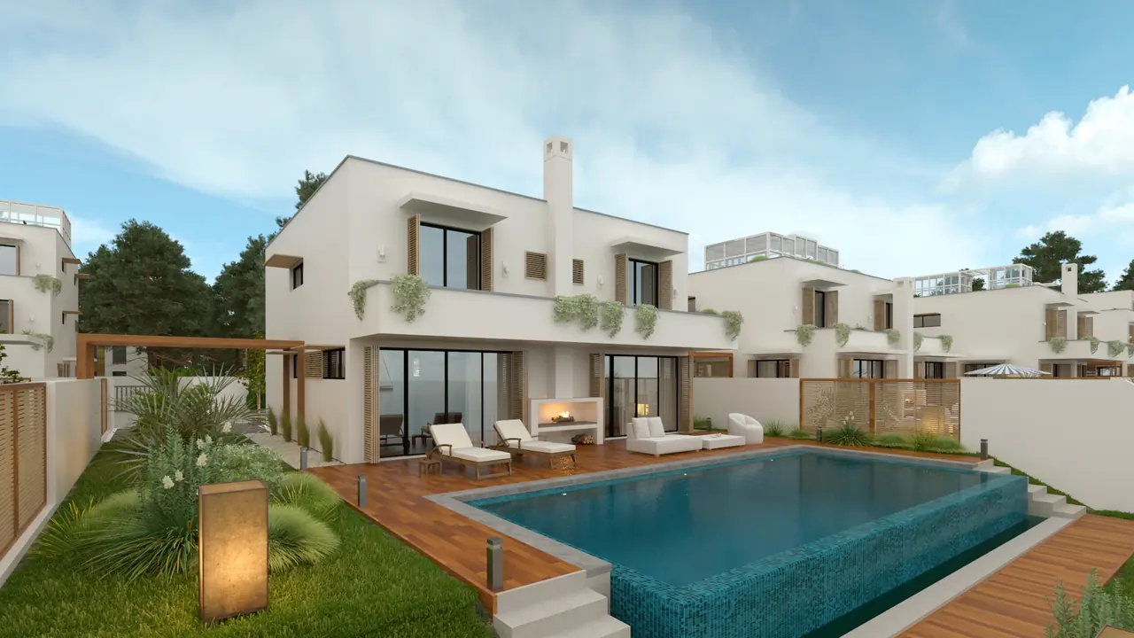 Artist's impression — Pool and deck